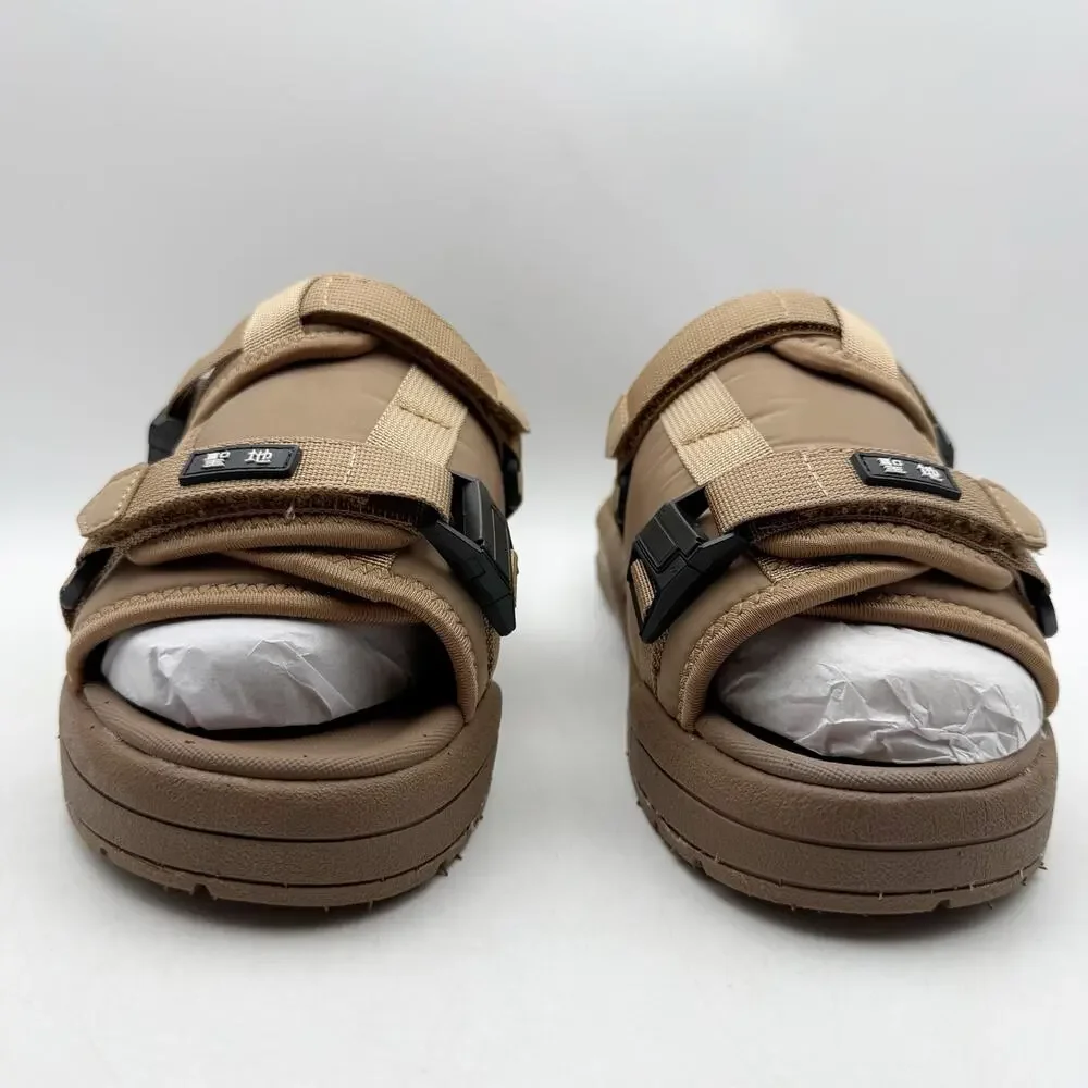 Seichi Mens Yoroi V2 Slide Sandals Size 10 EU 43 Mocha Brown NIB